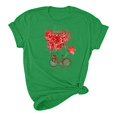 thumbnail image 4 of Meichang Chemises pour Femmes Joyeuse Saint-Valentin Hauts T-Shirts Graphiques Cœur en Bonbon Hauts Col Rond Coupe Ample Manches Courtes T-Shirts Saint-Valentin pour Femmes, 4 of 5