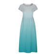 thumbnail image 5 of TopLLC Robe Sans Manches à Col Rond Robe Maxi Sans Manches pour Femmes avec Poches en Lin Ample et Bouffante Caftan Longue Robe Femme Robe en Liquidation, 5 of 5
