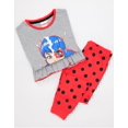 thumbnail image 2 of Miraculous Girls Grey Ladybug Placement Print & Polka Dot Short Sleeve Long Leg Pyjama Set (8-9 Years), 2 of 7