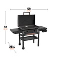 thumbnail image 3 of Blackstone Original 28" Griddle, Outdoor Grill with Hood, Side Shelves & Wheels, 3 of 11