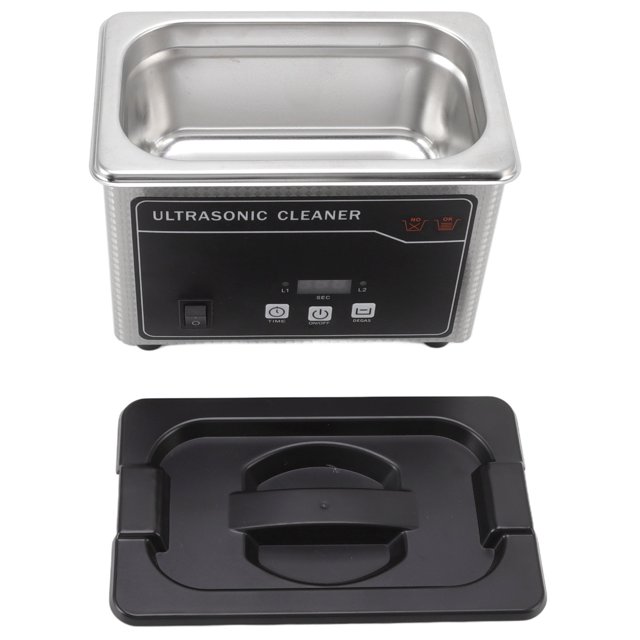 Home Cleaning Machine, 800ml 50W Heat Dissipation Aluminum Stainless Steel Cleaner Non Slip Rubber Feet For Sunglasses For Rings US Plug 110V
