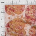 thumbnail image 2 of oneOone Cotton Jersey Light Beige Fabric Abstract Leaf Texture Craft Projects Decor Fabric Printed By The Yard 58 Inch Wide, 2 of 4