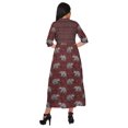 thumbnail image 4 of Moomaya Kurta à Manches Courtes Imprimée Kurti Indienne Vêtements d'Été pour Femmes, 4 of 5