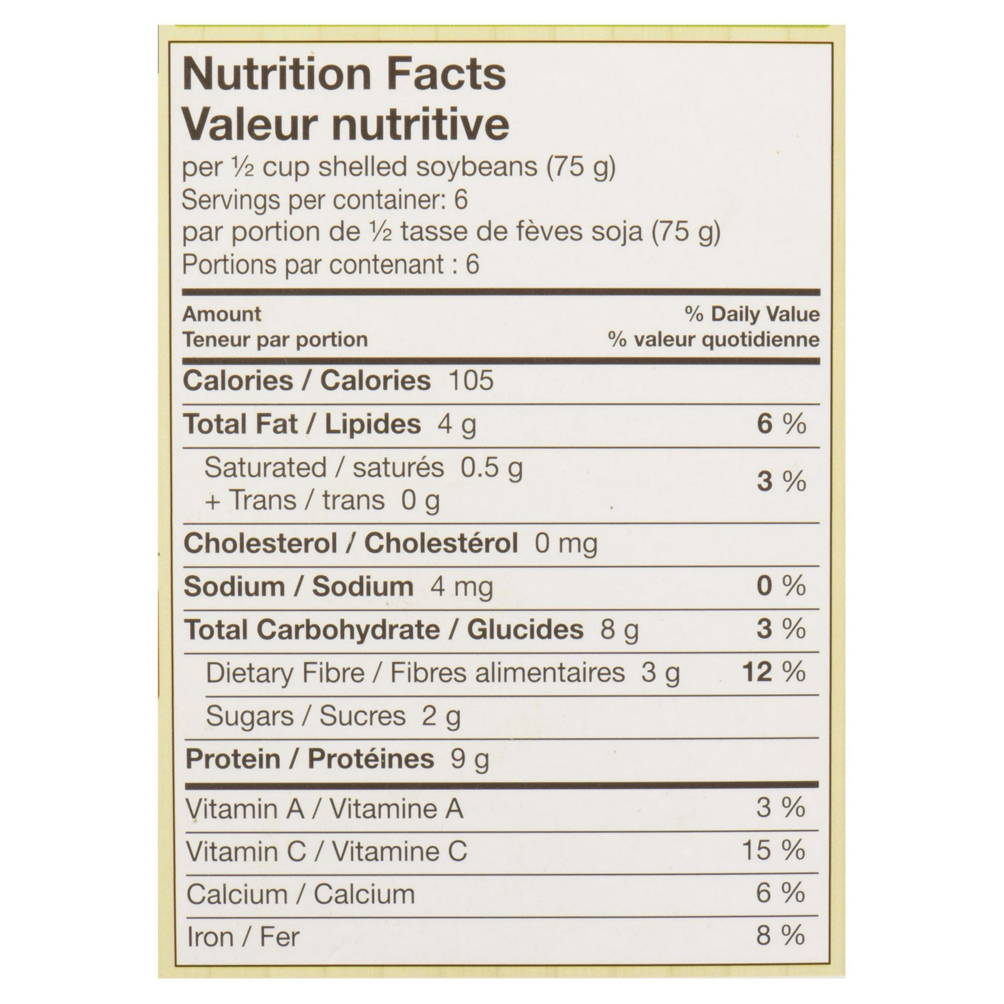 Natures Classic Young Edamame Shelled Soybean, 454g microwavable