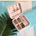 thumbnail image 4 of MesaSe Travel Jewelry Box Organizer Display Storage Case for Necklace Earrings Rings  Small Jewelry Holder Gift Case for Women  Compact and Portable Pendant Jewelry Case, 4 of 7