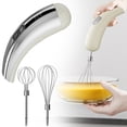 thumbnail image 1 of Wireless Electric Egg Beater - Rechargeable Hand Mixer with 5 Speed Settings, LCD Display - Cordless Milk Frother, Whisk for Baking, Cake, 1 of 4