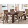 thumbnail image 4 of 63" Rectangular Dining Table with Scratch-Resistant Laminate Top, Sturdy Kitchen Table for 6 with Adjustable Leveling Feet, Easy Assembly，Chair not included, 4 of 8
