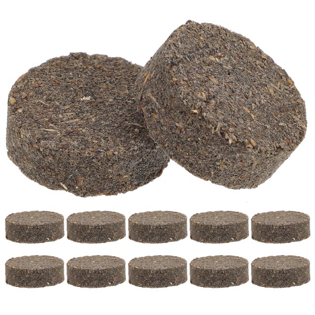 OULII 10Pack Fire Accessories Dark Brown Wood Burning Firelighters for Camping