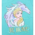 thumbnail image 2 of Disney Girls Frozen II Be Brave Glitter Accent T-Shirt (Small), 2 of 2