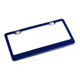 thumbnail image 1 of S SERENABLE Cadre Plat en Strass Bling Chrome Métal Multicolore Support de Luxe Ajusté Bleu, 1 of 1