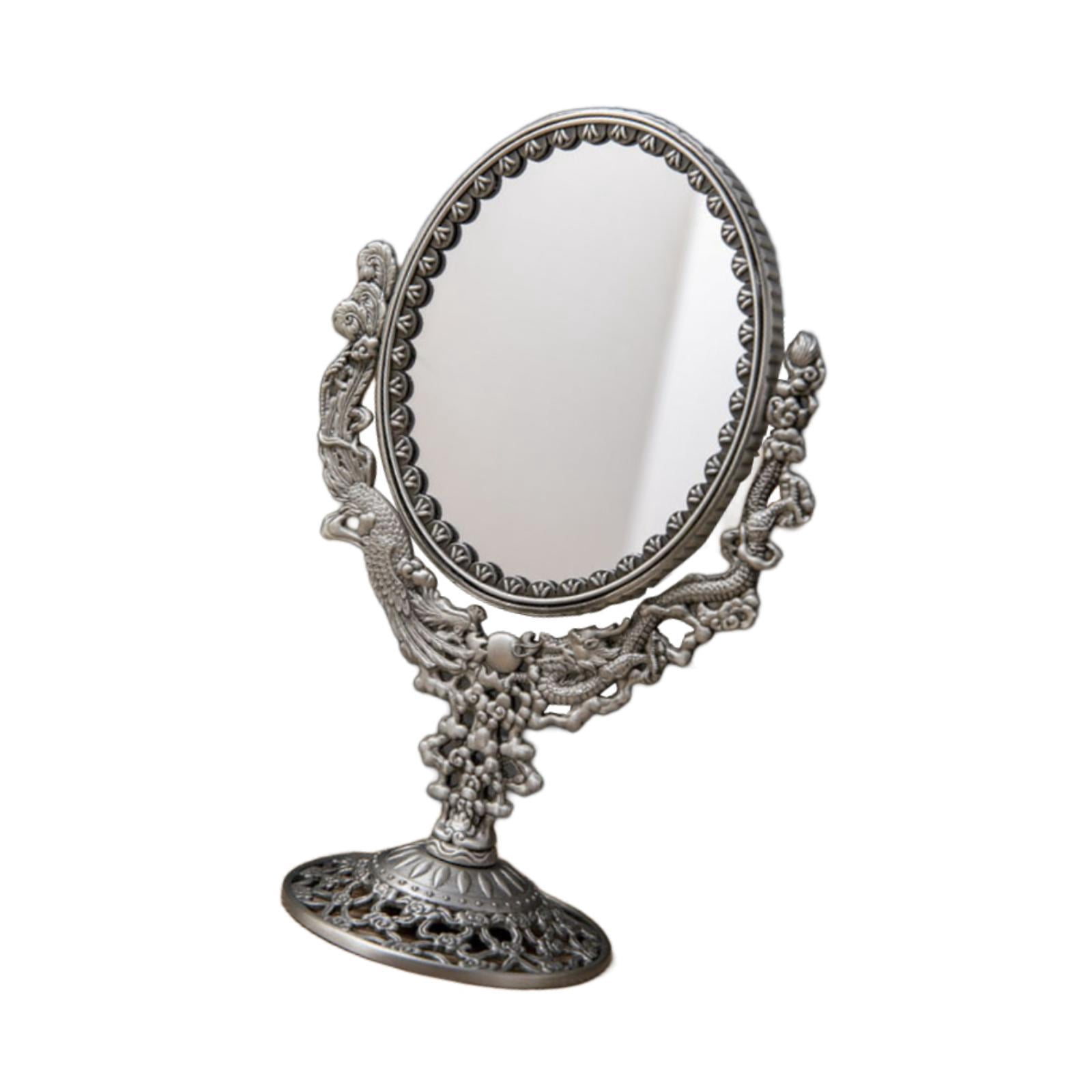 lionlar European Stable Dressing Table Mirror for Office Dresser Dressing Room Dragon and phoenix