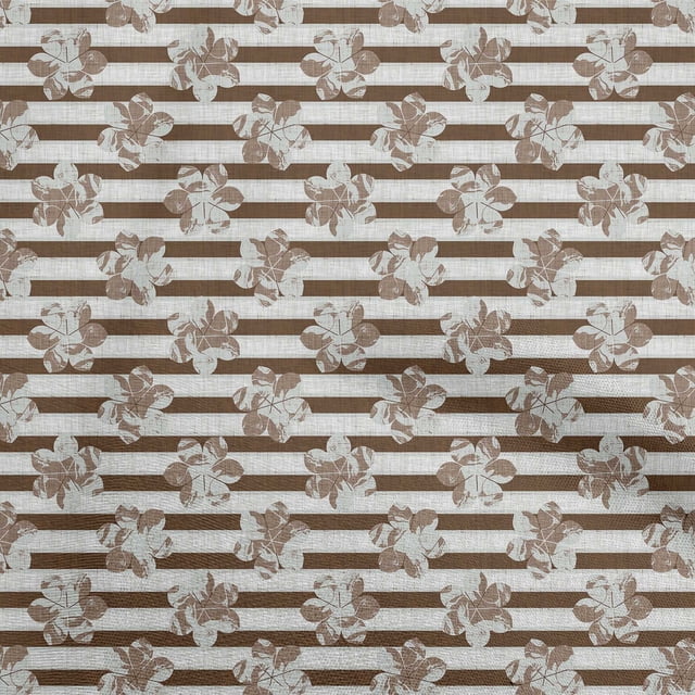 oneOone Viscose Jersey Brown Fabric Block Craft Projects Decor Fabric Printed By The Yard 60 Inch Wide-VE