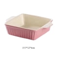 thumbnail image 3 of DOLITY Ceramic Bakeware Casserole Dishes for Oven for Barbecues Camping Restaurants Square, 3 of 9