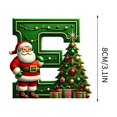 thumbnail image 1 of Nilvkv 26 Letters Christmas Tree Decoration Pendant Christmas Tree Ornaments Personalized DIY Christmas Ornaments Christmas Decoration Xmas Tree Hanging Decor Feature, 1 of 6