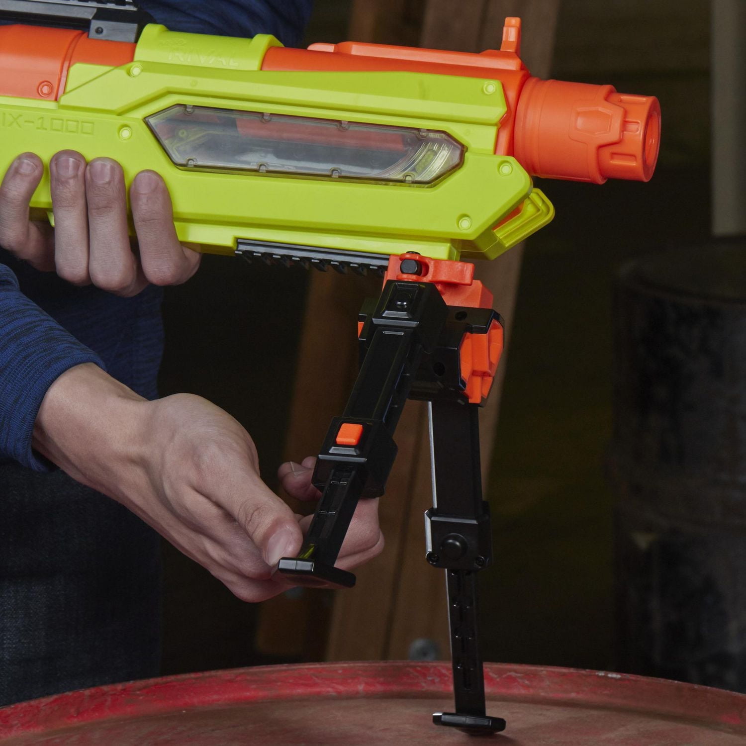 Nerf Rival Blaster Jupiter XIX-1000 Edge Series with Target and 10