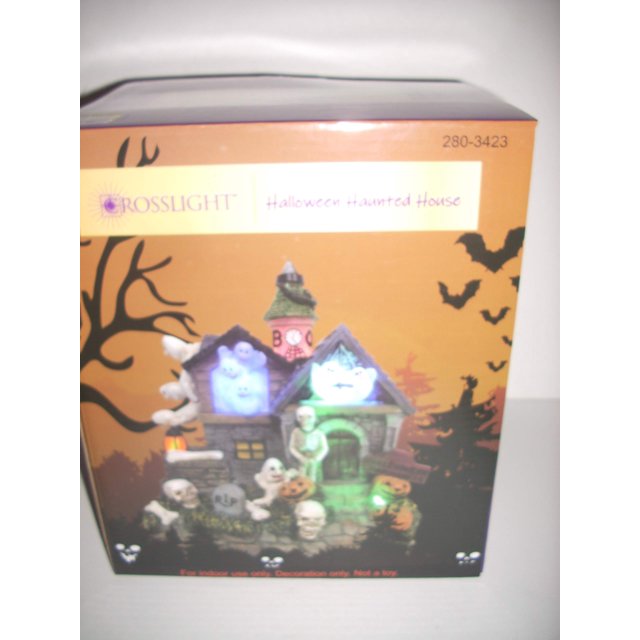 Forevergifts Crosslight Lighted Halloween Haunted House