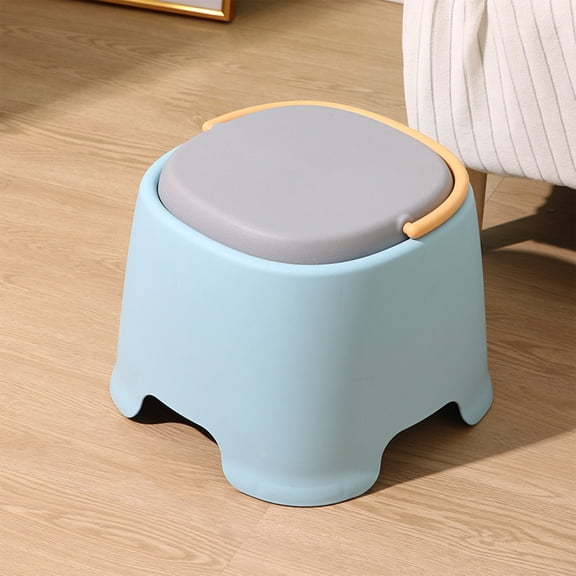 Chmadoxn Mobilier de Bureau à Domicile Tabouret Mini en Plastique pour la Maison Épaissi pour Salon Salle de Bain Changement de Chaussures Robuste et Léger Petits Tabourets en Plastique