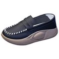 thumbnail image 1 of stanreset Chaussures Décontractées pour Femmes Confortables à Enfiler à Plateforme Chaussures Décontractées pour Femmes Souples pour la Marche Intérieure Extérieure Noir 37, 1 of 9