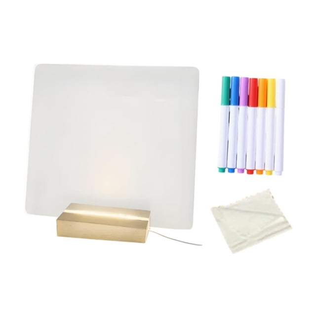GROWTH TANK Acrylic Display Planner Board Desktop DIY Lamp for Office Dining Room Indoor A