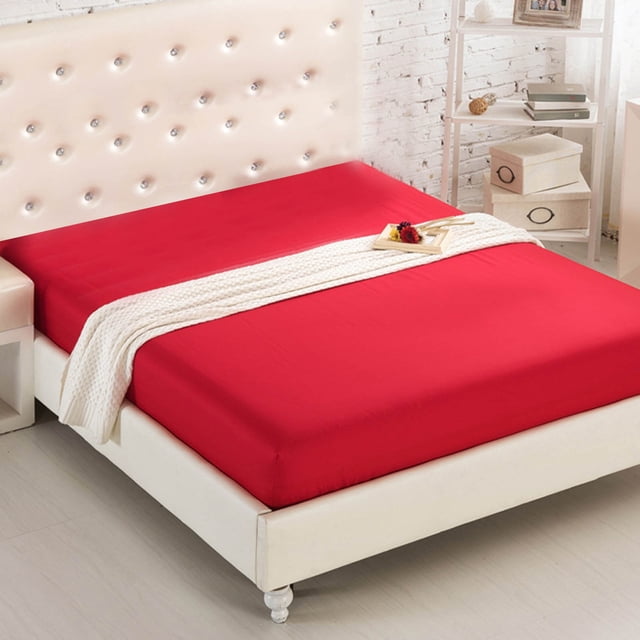 Polyester Bedspread Color Brushed Bed Cover Color Bed Sheet Mattress Protective Cover Waterbed Sheet