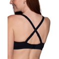 thumbnail image 2 of Vanity Fair Womens Body Caress Full Coverage Wirefree Bra, 40C, Midnight Black, 2 of 6