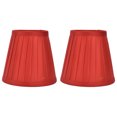 thumbnail image 1 of Double Small Lampshade, Light Material Wear Resistant Double Small Lamp Shade Clip On Bulb  For Chandelier Lamp For Table Lamp For Wall Lamp PX07,PX30,PX31,PX33, 1 of 8