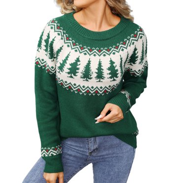 Zhanying Snowman Sweater Classic Fit Vintage Christmas Sweatshirt Matching Family Christmas Sweaters for Women