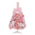 thumbnail image 1 of Desktop Mini Christmas Tree Ornament (Accessories as Pictured) 60cm Pink, 1 of 7