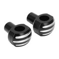 thumbnail image 2 of Fugacal Motorcycle Handlebar Riser,Motorcycle Handlebar Riser 25mm CNC Universal Motorcycle Handlebar Clamp Round Head with Stripe Handlebar Lifter,Handlebar Riser, 2 of 8