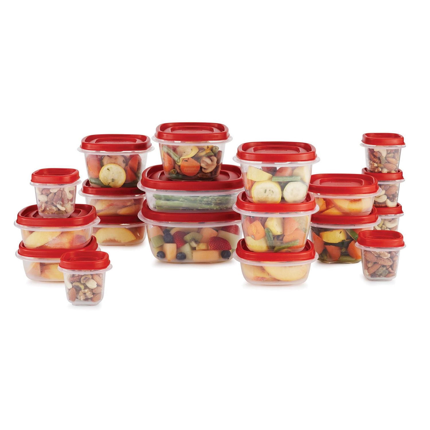 Conteneur pour aliments Rubbermaid avec couvercle, 5,7 litres, rouge