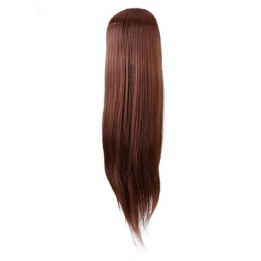 Greensen Synthetic Fiber Mannequin Head Hairdresser Training Head Cosmetology Doll Head, Mannequin Head, Cosmetology Doll Head