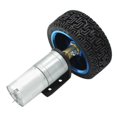 thumbnail image 2 of Dalazy Argent 25GA370 DC Réducteur Moteur Électrique avec Roue 12V 170RPM 12V 12RPM, 2 of 5