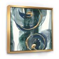 thumbnail image 1 of Mettalic Indigo and Gold II - Posh & Luxe Framed Canvas, 1 of 3
