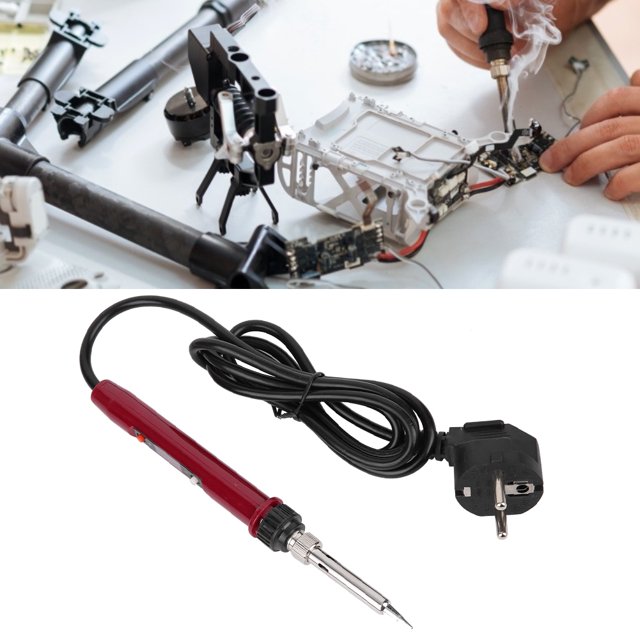 Electric Soldering Iron Kit, Professional Soldering Iron, LCD Digita 936H Red Easy To Use Temperature Welding Tool For Electronic Products Household Appliances
