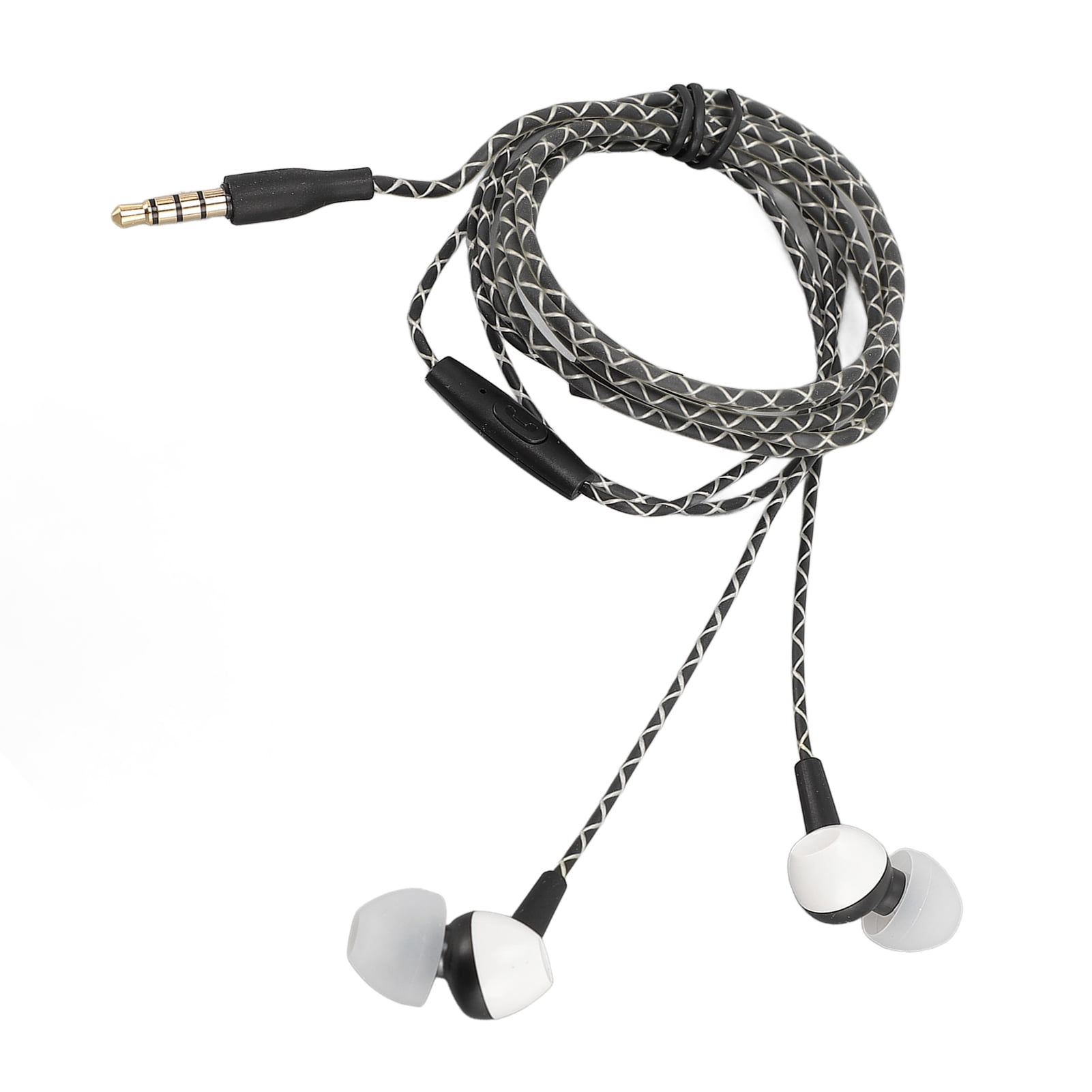 Wired Earphones with Microphone, HD Stereo Bass Noise Reduction 3.5mm Jack Earbuds for  Smartphones, Tablets, MP3 MP4 Players, Lightweight Comfortable