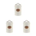 thumbnail image 2 of Wweixi Transparent Tea Jars For Storing And Displaying Favorite Tea Leaves Food Grade Metal Kitchen Storage Jars Jars Kitchen Beige sugar 3Set, 2 of 6
