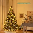 thumbnail image 1 of Gymax 6 FT Pre-lit Snow Sprayed Christmas Tree Artificial Xmas Tree w/ 8 Lighting Modes, 1 of 10