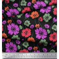 thumbnail image 2 of Soimoi Rayon Fabric Artistic Floral Printed Fabric 1 Yard 42 Inch Wide, 2 of 3