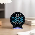 thumbnail image 2 of Digital Alarm Clock with Date, Temperature Display, DST, Brightness Control, Dual Power, LED Screen, 2 of 8