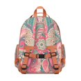 thumbnail image 3 of Colorful Vibrant Indian Tribal Paisley Design Student Backpack Lightweight Adjustable Shoulder Straps Chest Strap Durable School Backpack, 3 of 5