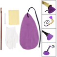 thumbnail image 2 of Fyydes Kit d'Accessoires d'Entretien de Flûte Gant de Tampon Tournevis pour Réparation de Flûte, Outil d'Entretien de Flûte, 2 of 8