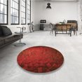 thumbnail image 4 of Ahgly Company Tapis Rectangulaire Lavable en Machine Intérieur Transitionnel Rouge Tomate, 4 Pieds x 6 Pieds, 4 of 7