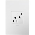 thumbnail image 1 of Legrand adorne 15A Tamper-Resistant Outlet with Matching Wall Plate (White Finish, 4 Pack), ARTR152W4WP-4PK, 1 of 4