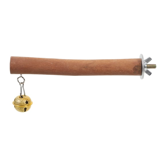 KAKOWELY wood perches stand Parrot Perch Bird Stand Pole Stick Paw Grinding Fork Parakeet Climbing Standing Branches Toy for Small Budgies Cockatiels Lovebirds Chewable Cage Accessories 15CM