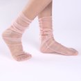 thumbnail image 1 of Spring And Summer Simple Adult Socks Breathable Fashion Trend Broken Flower Pile Socks Simple Skin Color Printed Women's Socks, 1 of 3