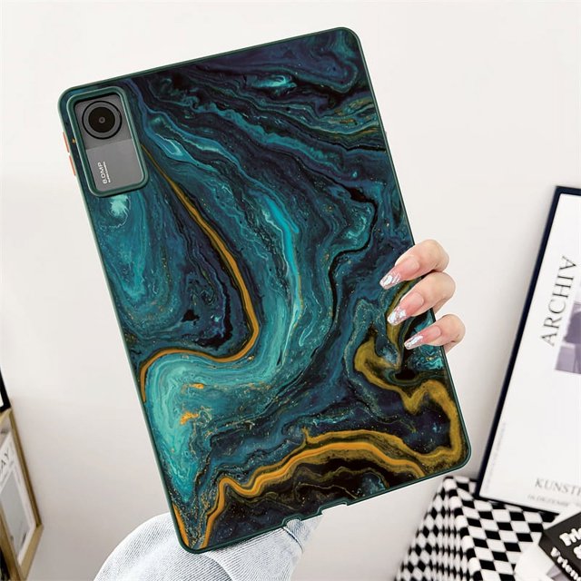 for Xiaomi Pad 5 6 Pro Tablet Case for Xiaomi Redmi Pad SE 2023 11 Inch Fashion Marble Pattern Hard Matte Cover For Xiaomi Pad 6 Y5-P112 5 or 5Pro 11in