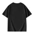 thumbnail image 4 of Girls Summer Oversized T-Shirts - Short Sleeve, Crewneck, Solid Color - Casual Basic Tops, 3-14 Years, 4 of 5