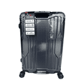 thumbnail image 1 of TRAVLR Valise Rigide Moyenne à Imprimé Texturé (25 Pouces) Extensible, Anti-Rayures, Huit Roues Silencieuses Roues et Cadenas TSA - Bleu, 1 of 6