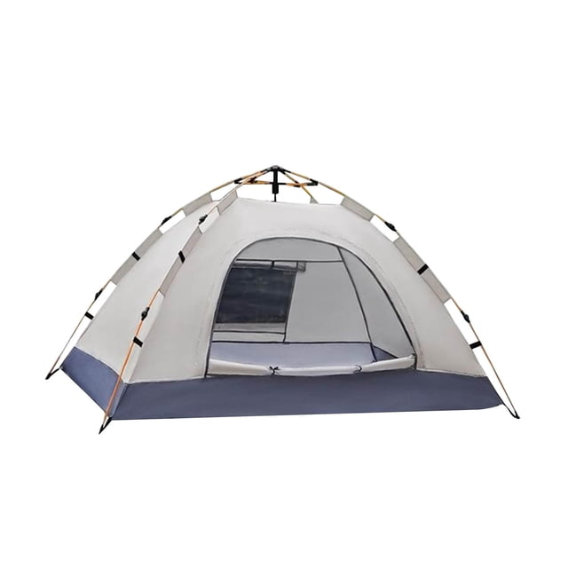 2-3 Person Beach Tent Sun Shelter Automatic Setup Sun Shade with Fiberglass Rods, Carry Bag & Stakes for Camping