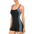thumbnail image 3 of Charmo Maillot de Bain Sport une Pièce pour Femmes, Tenue de Plage, Maillots Mokini, 3 of 7